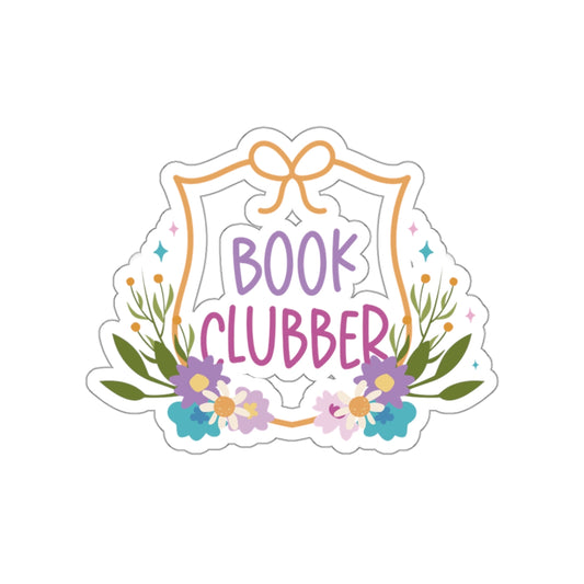 "Book Clubber" Kiss-Cut Stickers