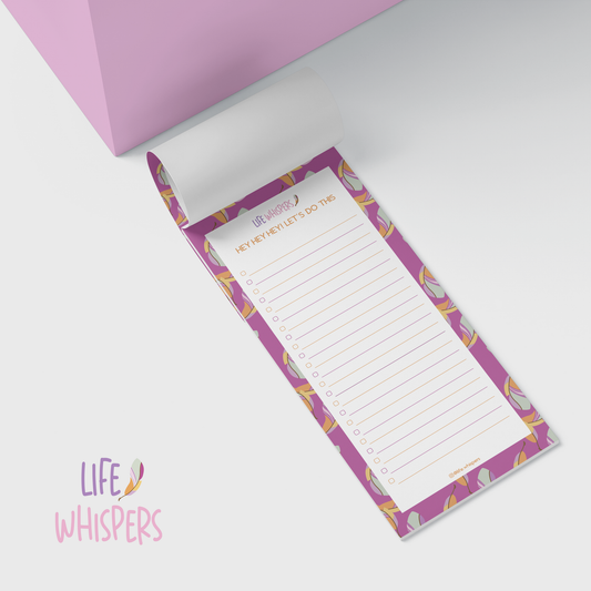To-Do List Purple Notepad