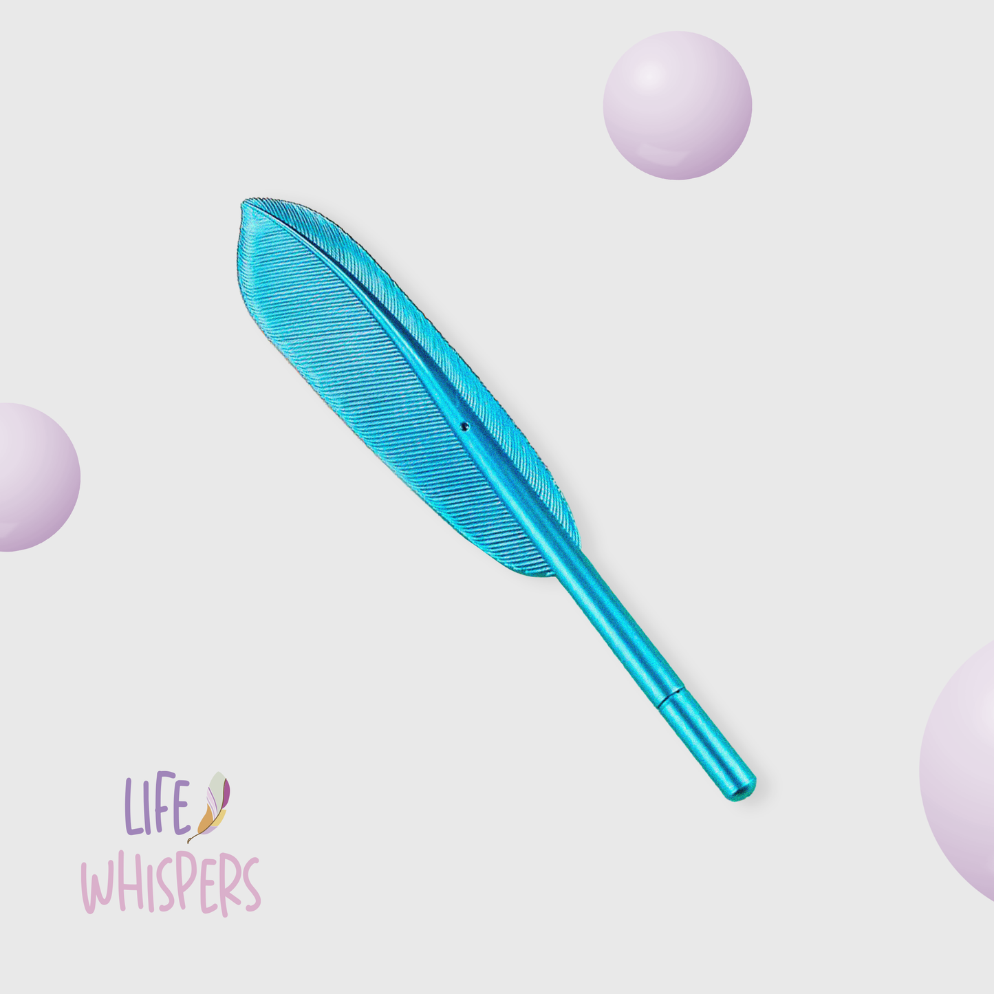 Life Whispers Feather Pen
