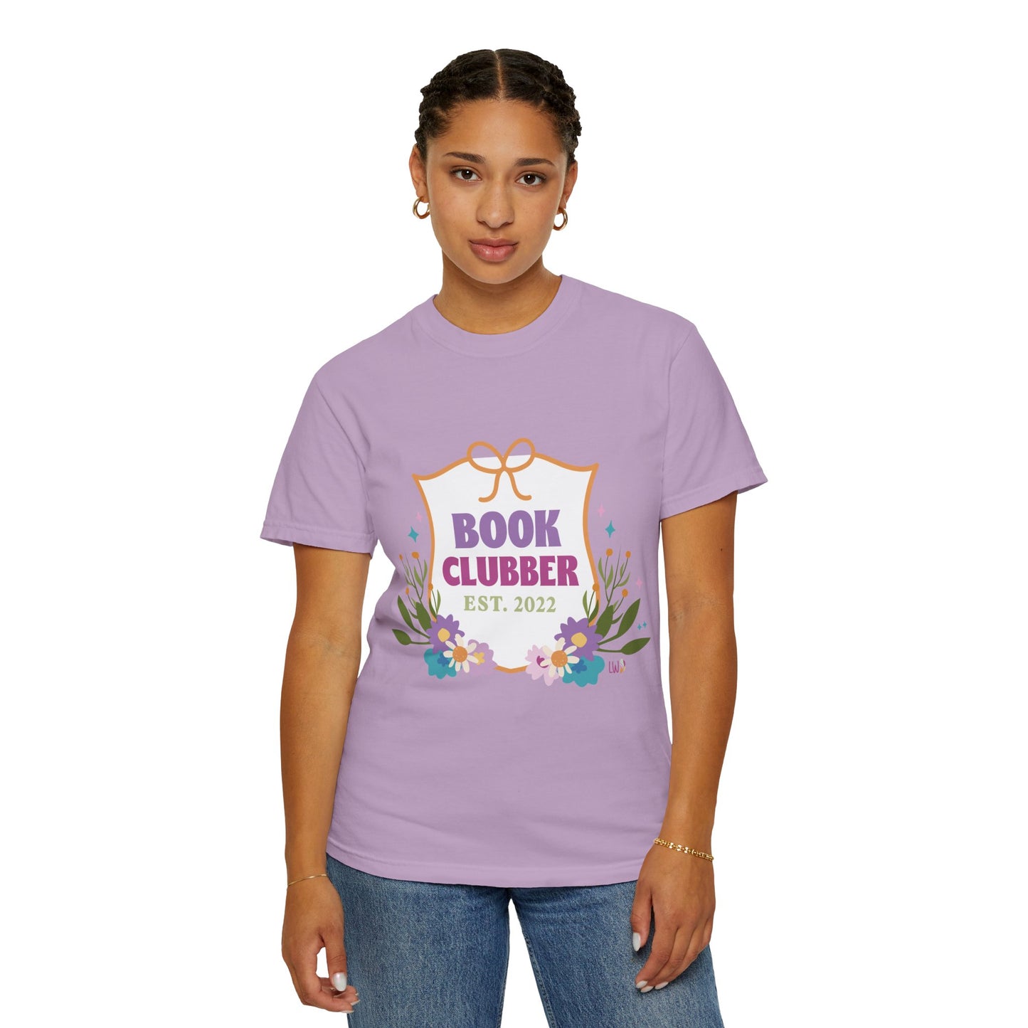 "Book Clubber" UniSex Dyed T-shirt