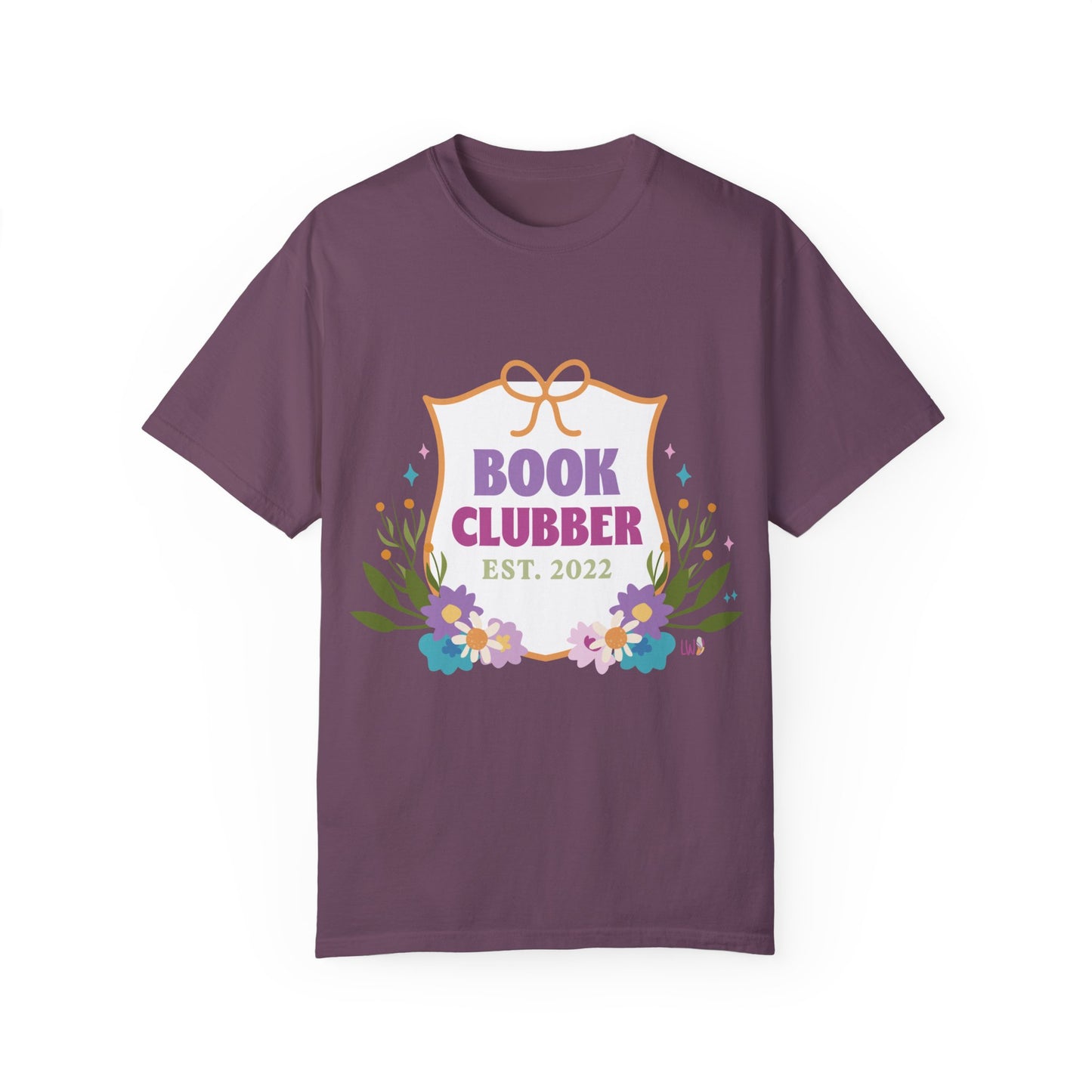 "Book Clubber" UniSex Dyed T-shirt