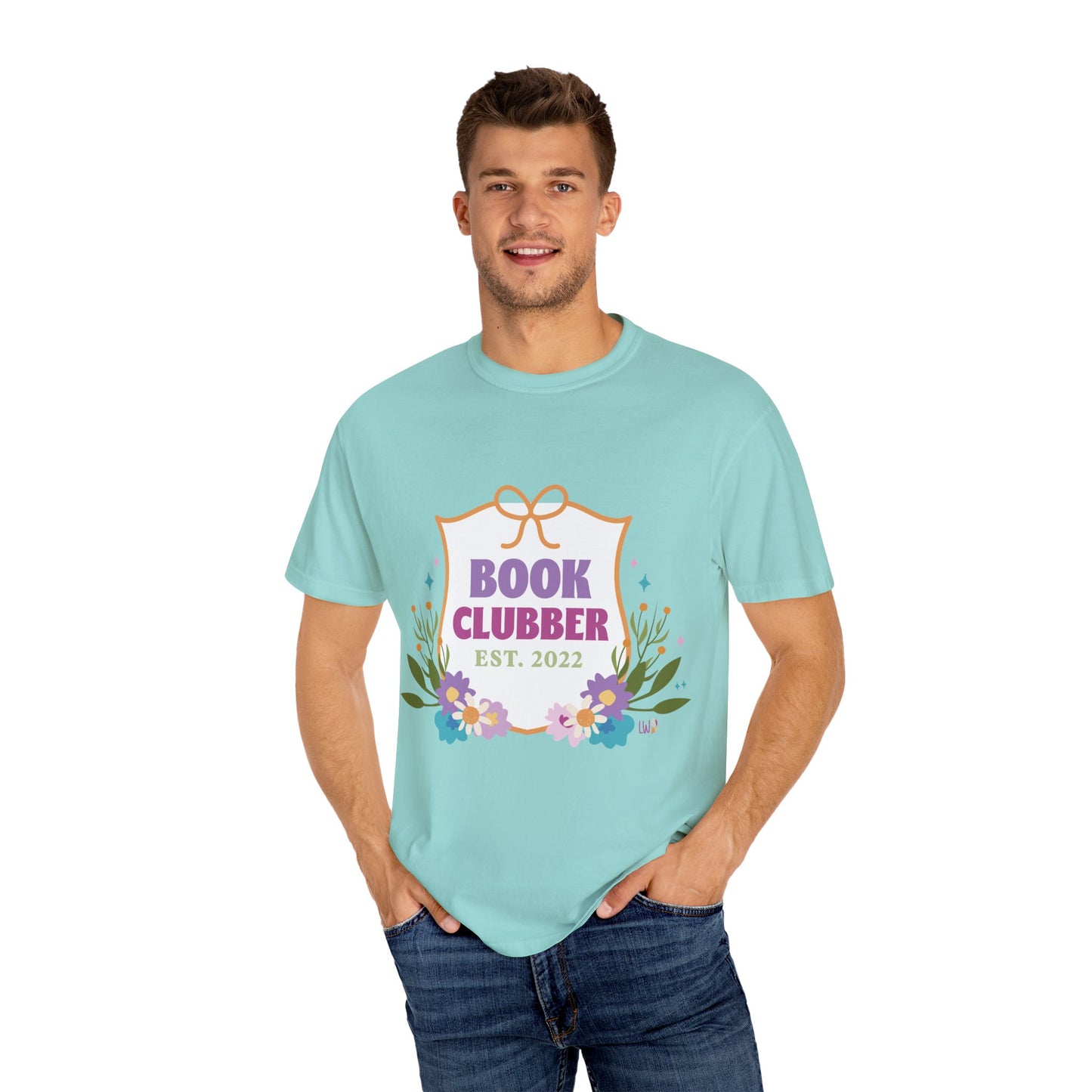 "Book Clubber" UniSex Dyed T-shirt