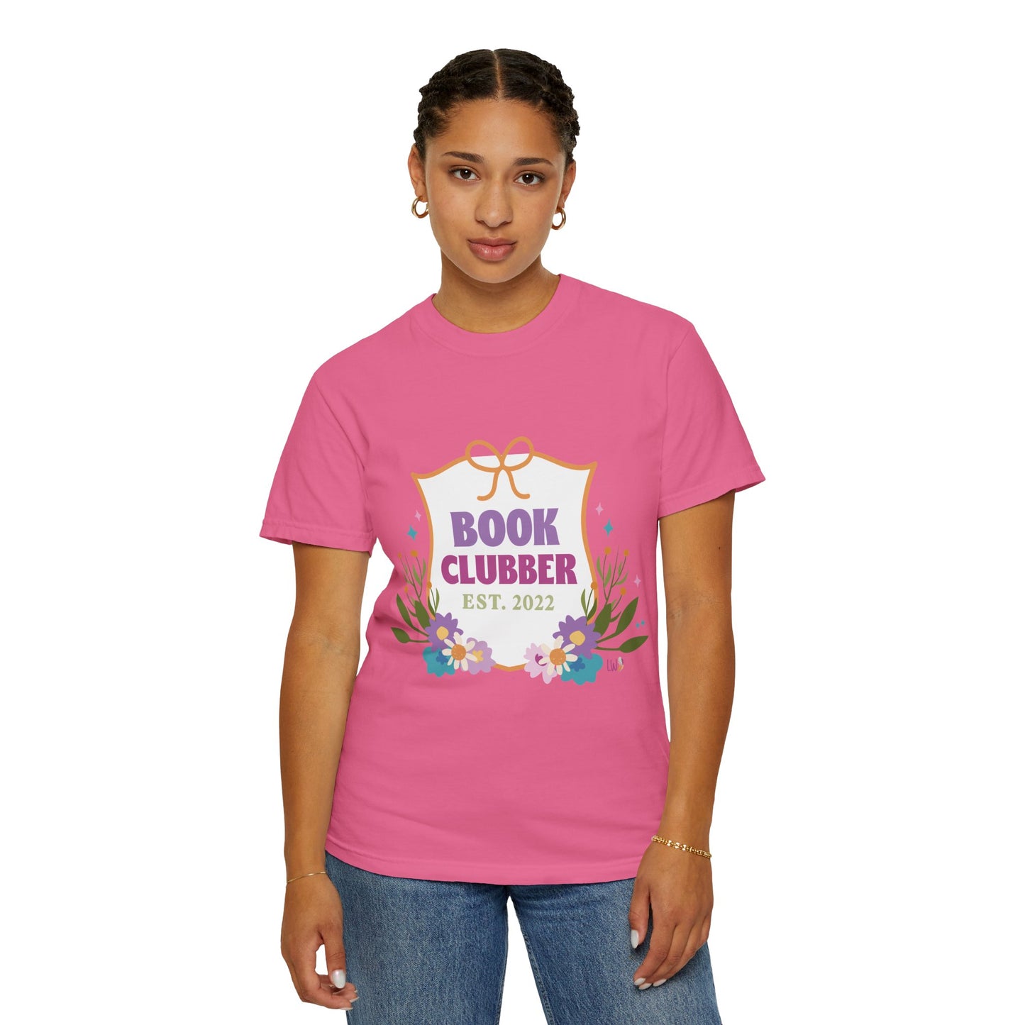 "Book Clubber" UniSex Dyed T-shirt