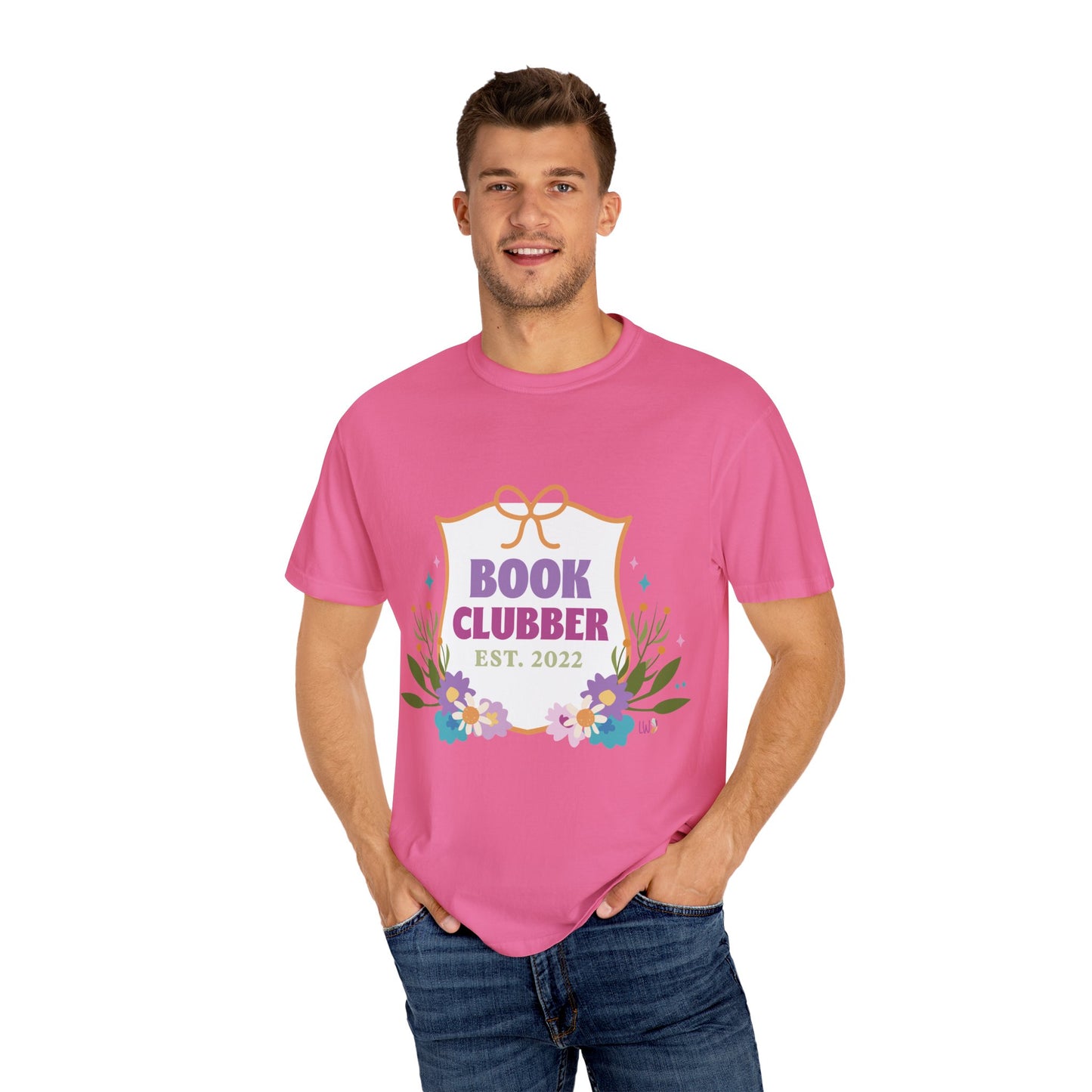 "Book Clubber" UniSex Dyed T-shirt