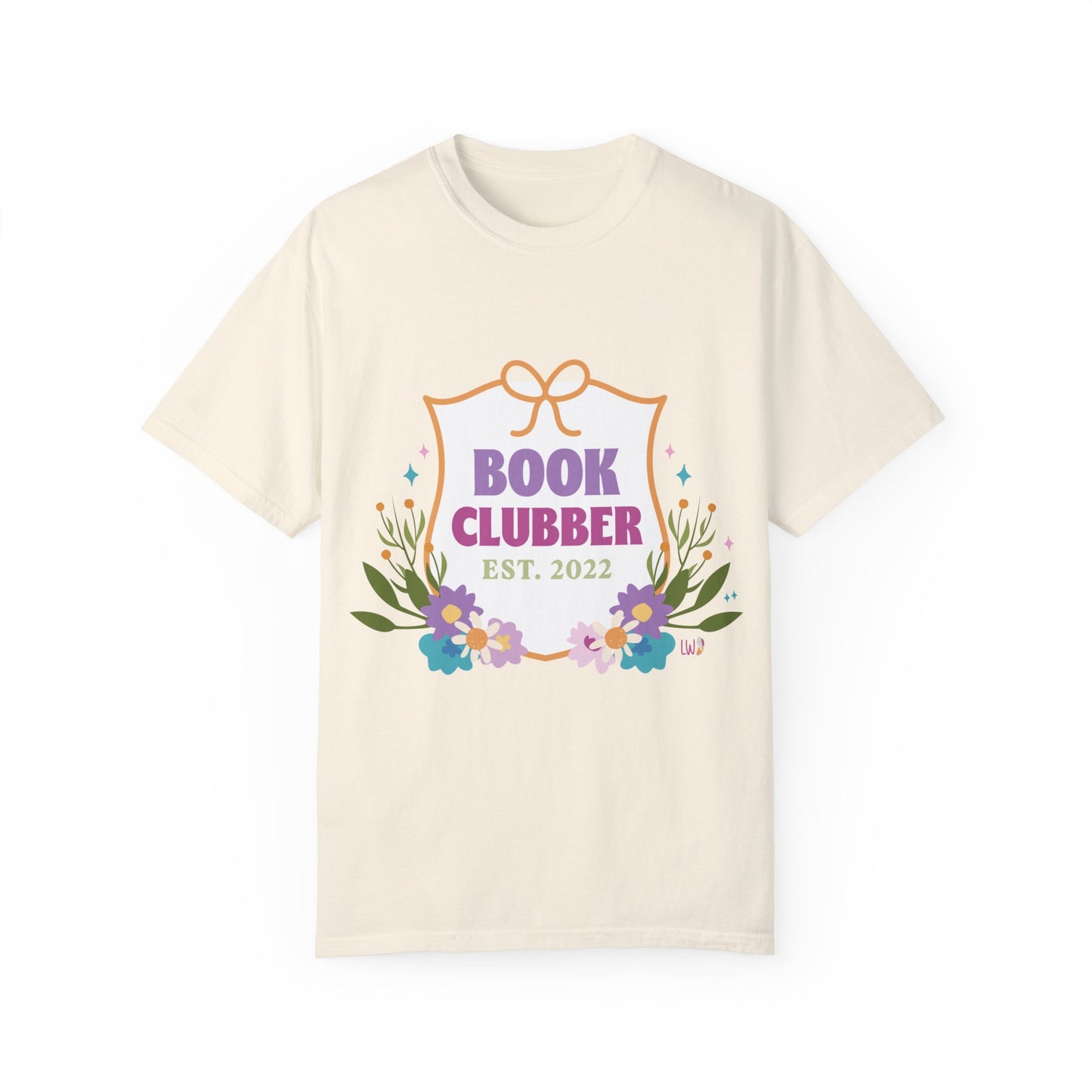 "Book Clubber" UniSex Dyed T-shirt