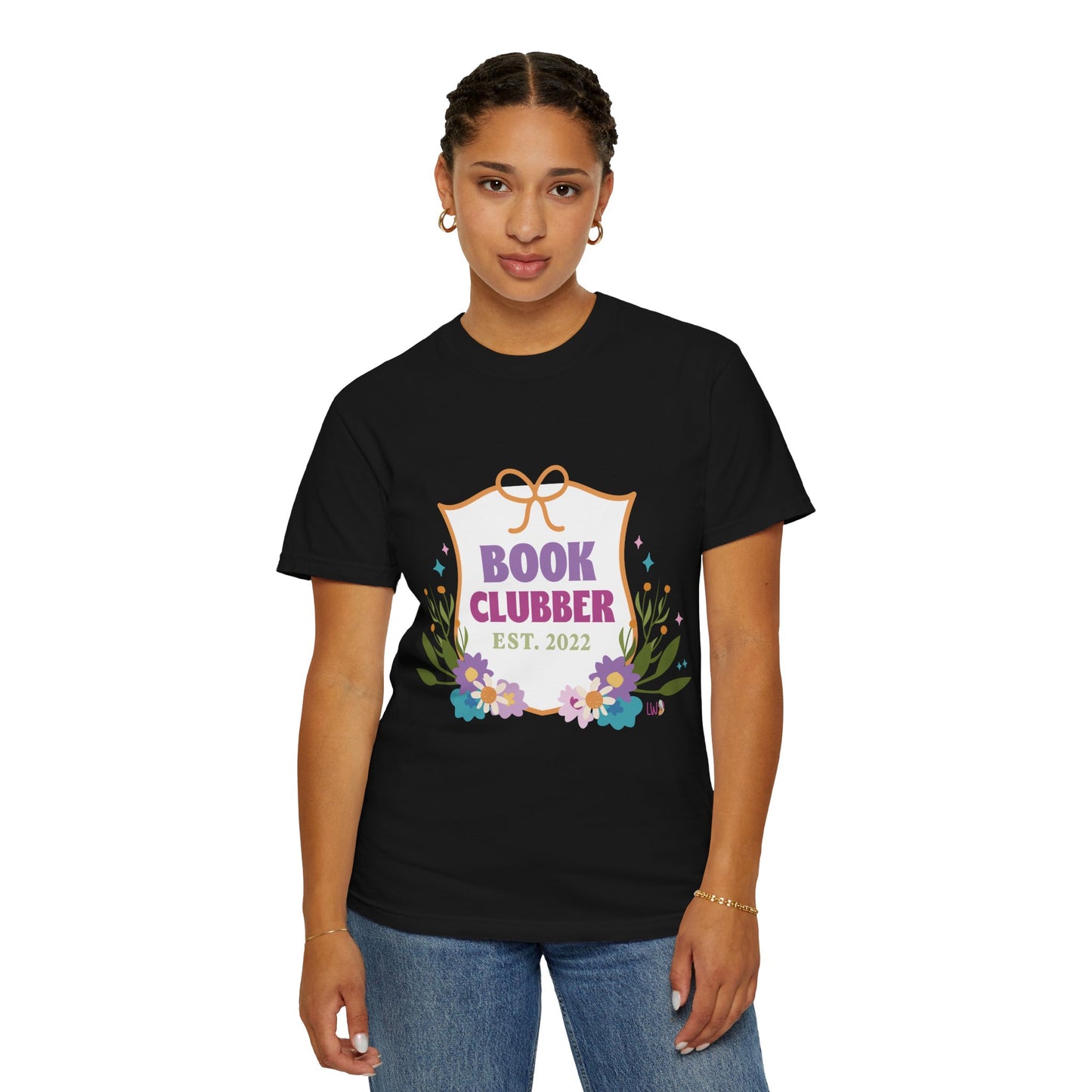 "Book Clubber" UniSex Dyed T-shirt