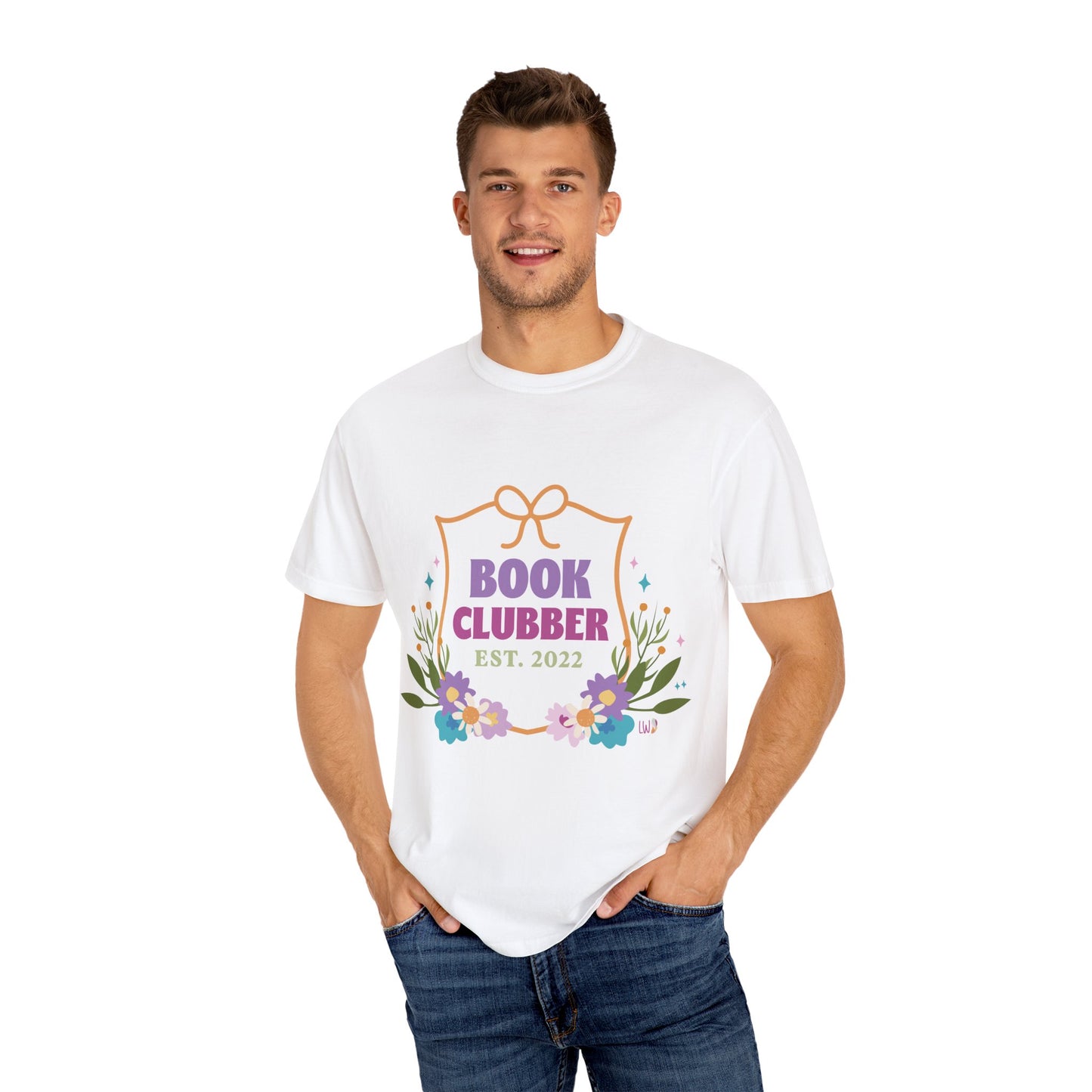 "Book Clubber" UniSex Dyed T-shirt