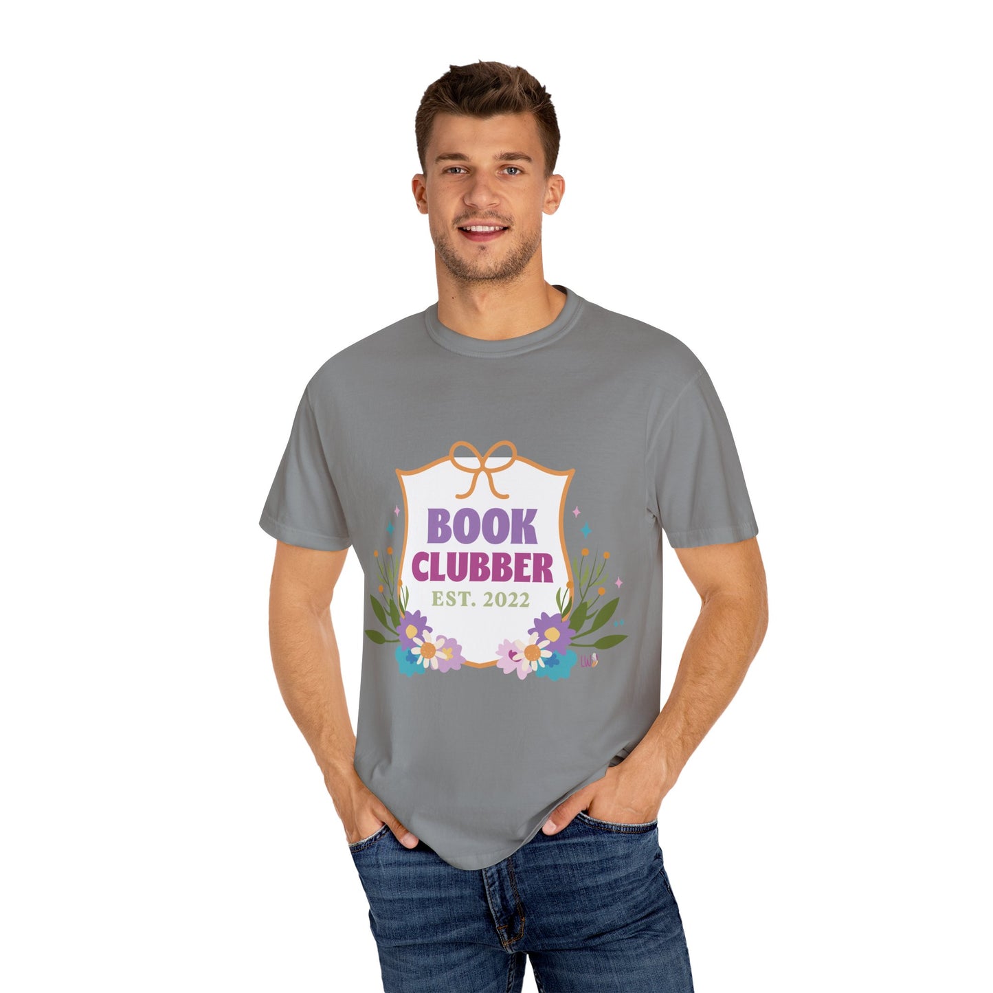 "Book Clubber" UniSex Dyed T-shirt