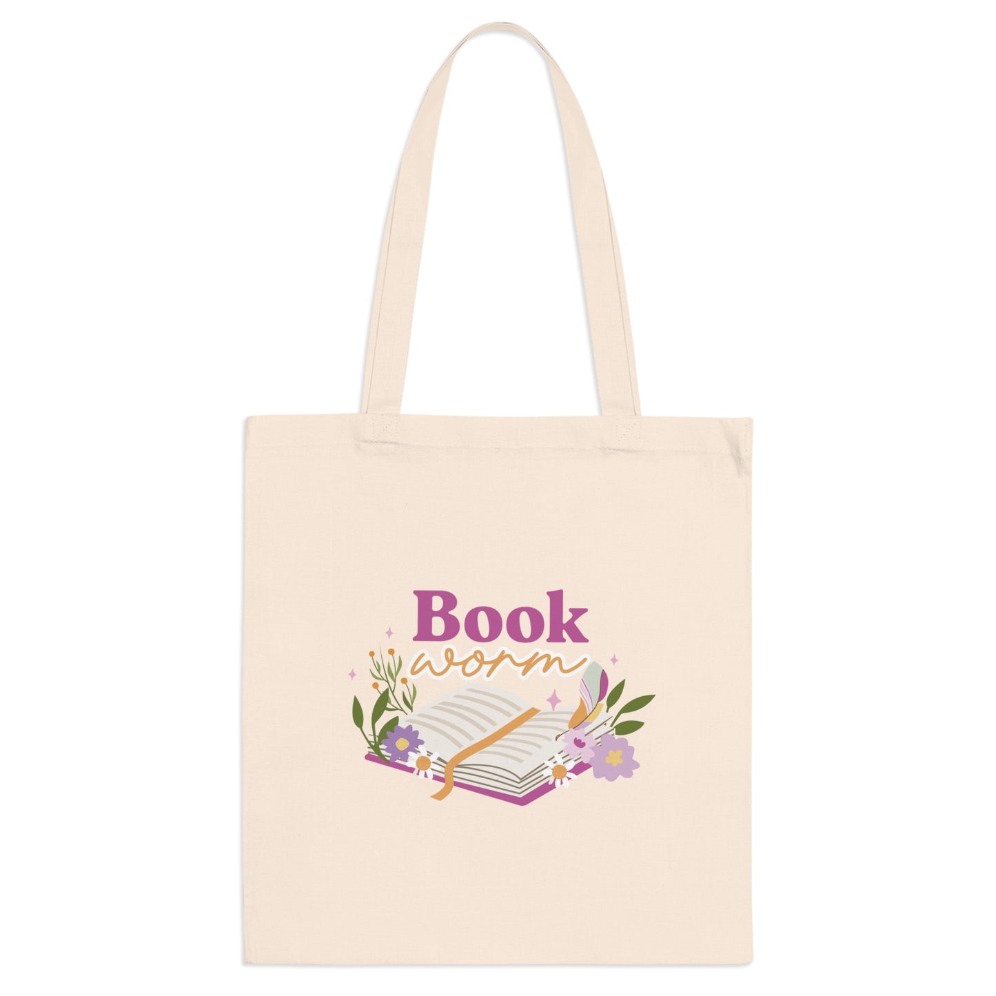 "Book Worm" Tote Bag