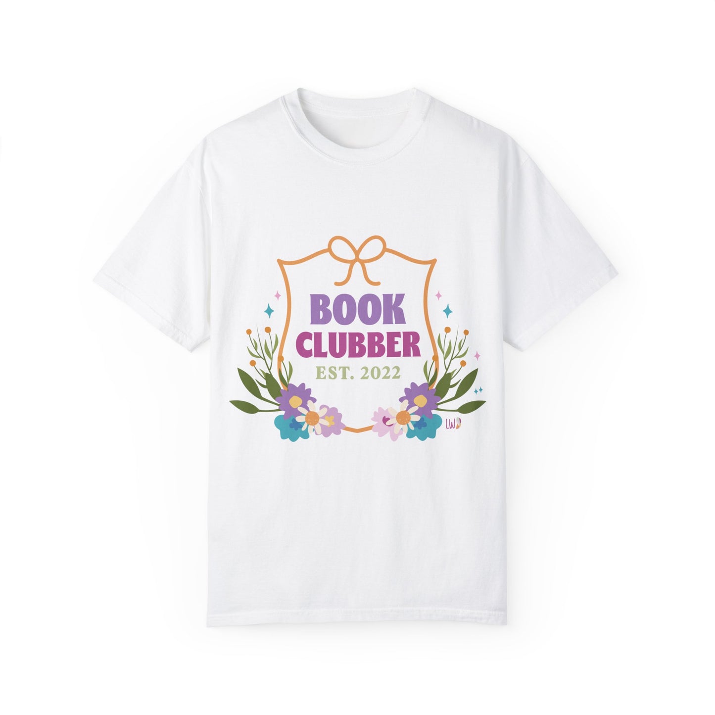 "Book Clubber" UniSex Dyed T-shirt