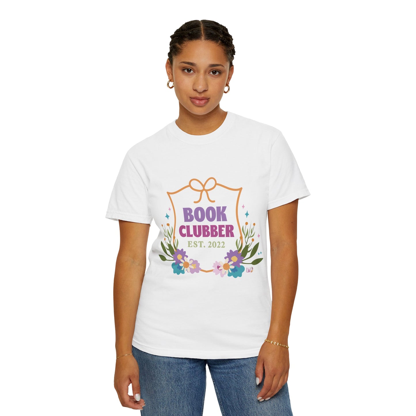 "Book Clubber" UniSex Dyed T-shirt