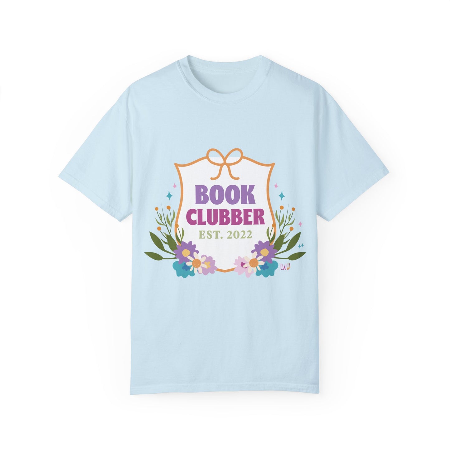 "Book Clubber" UniSex Dyed T-shirt