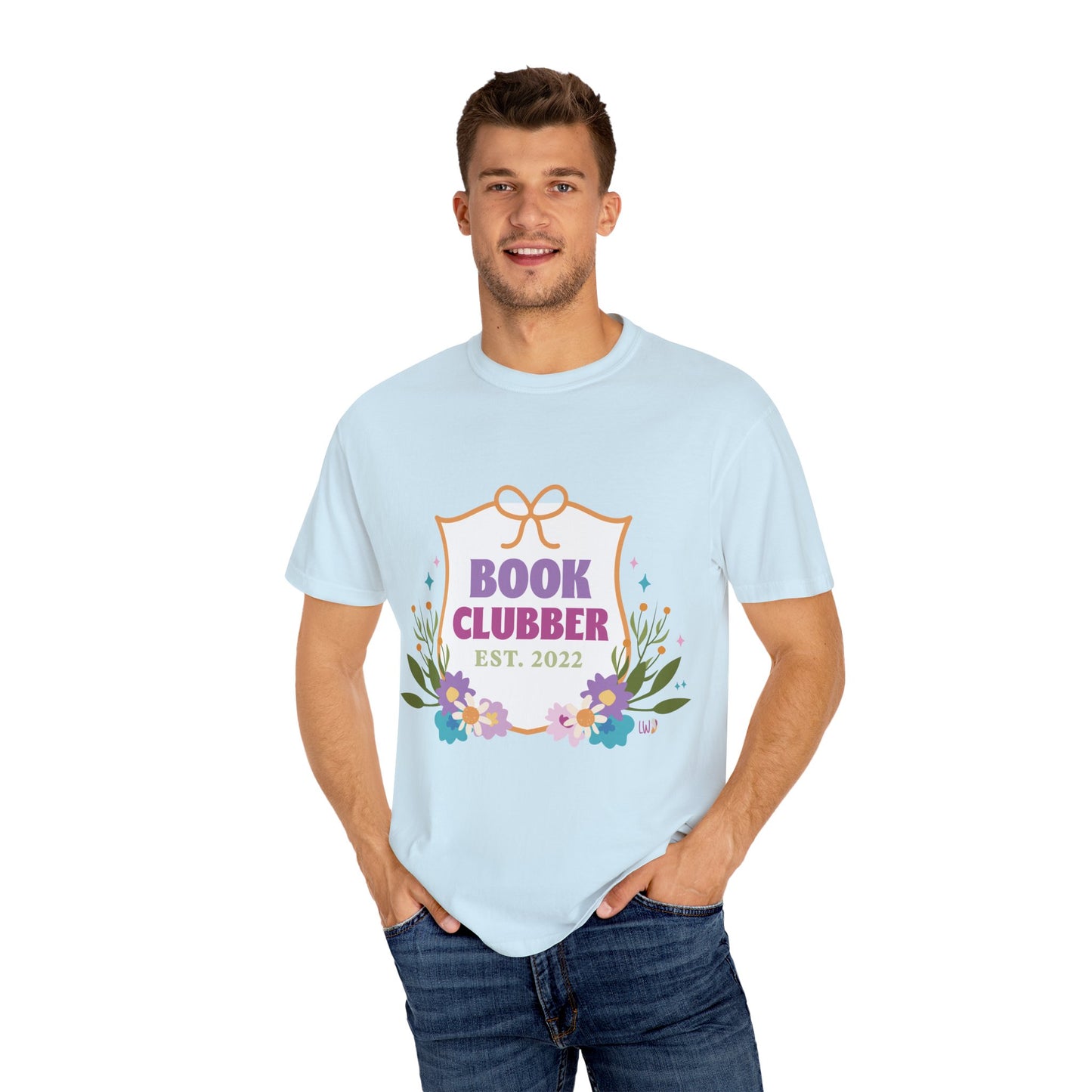 "Book Clubber" UniSex Dyed T-shirt