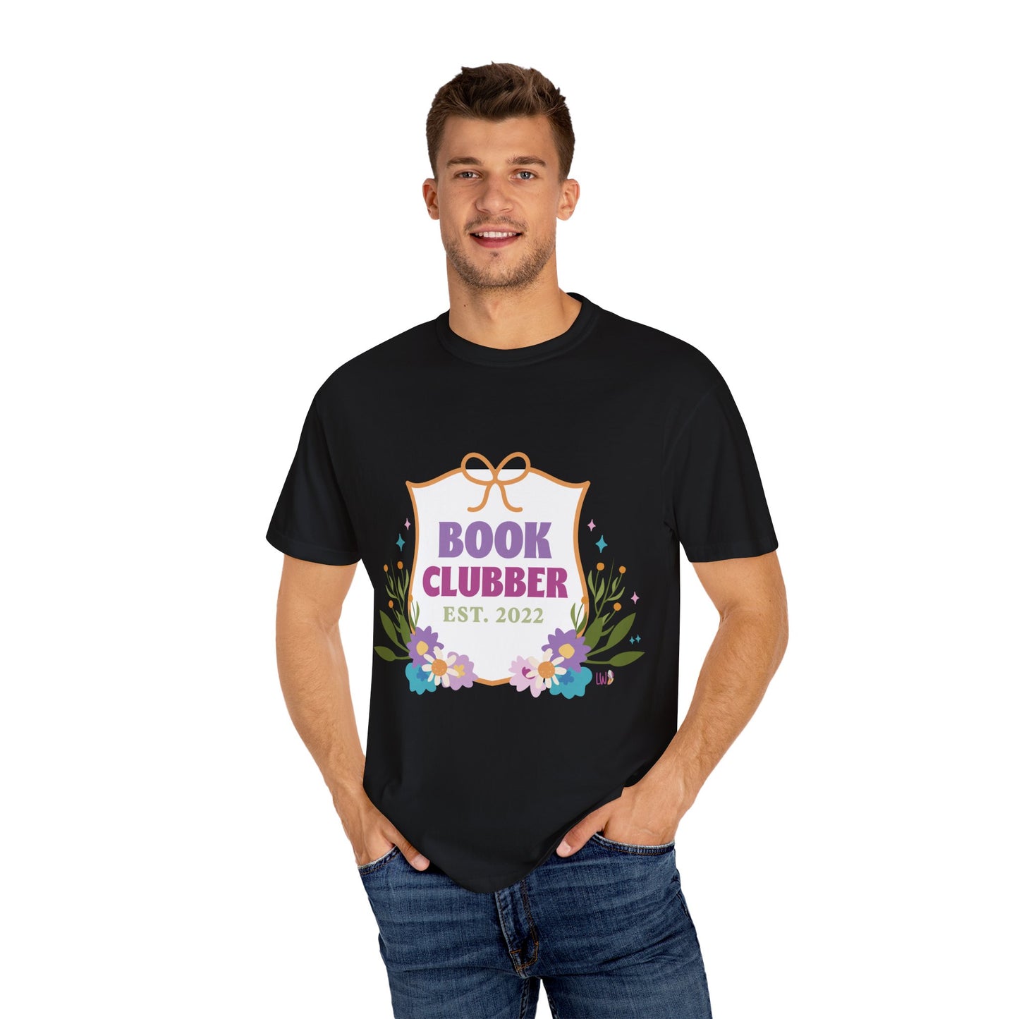 "Book Clubber" UniSex Dyed T-shirt