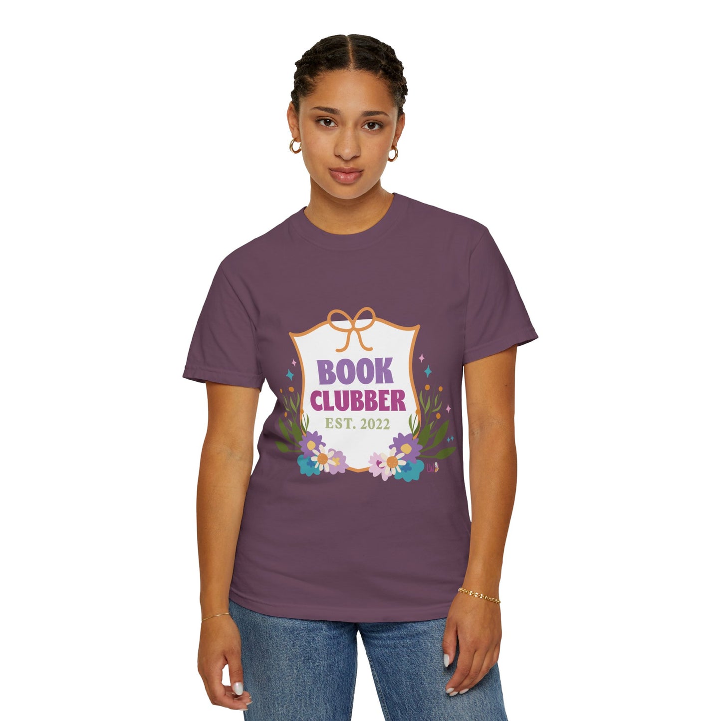 "Book Clubber" UniSex Dyed T-shirt