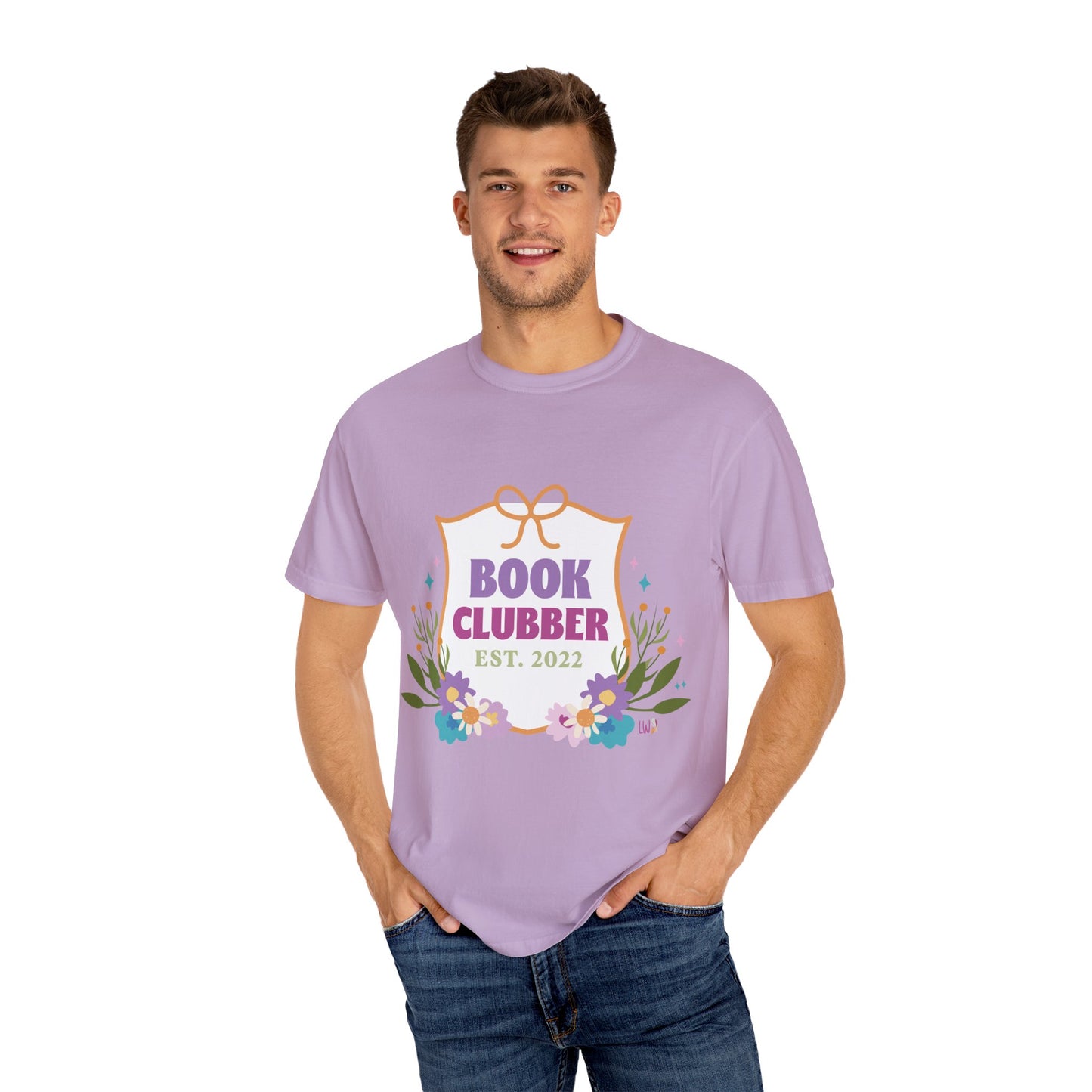 "Book Clubber" UniSex Dyed T-shirt