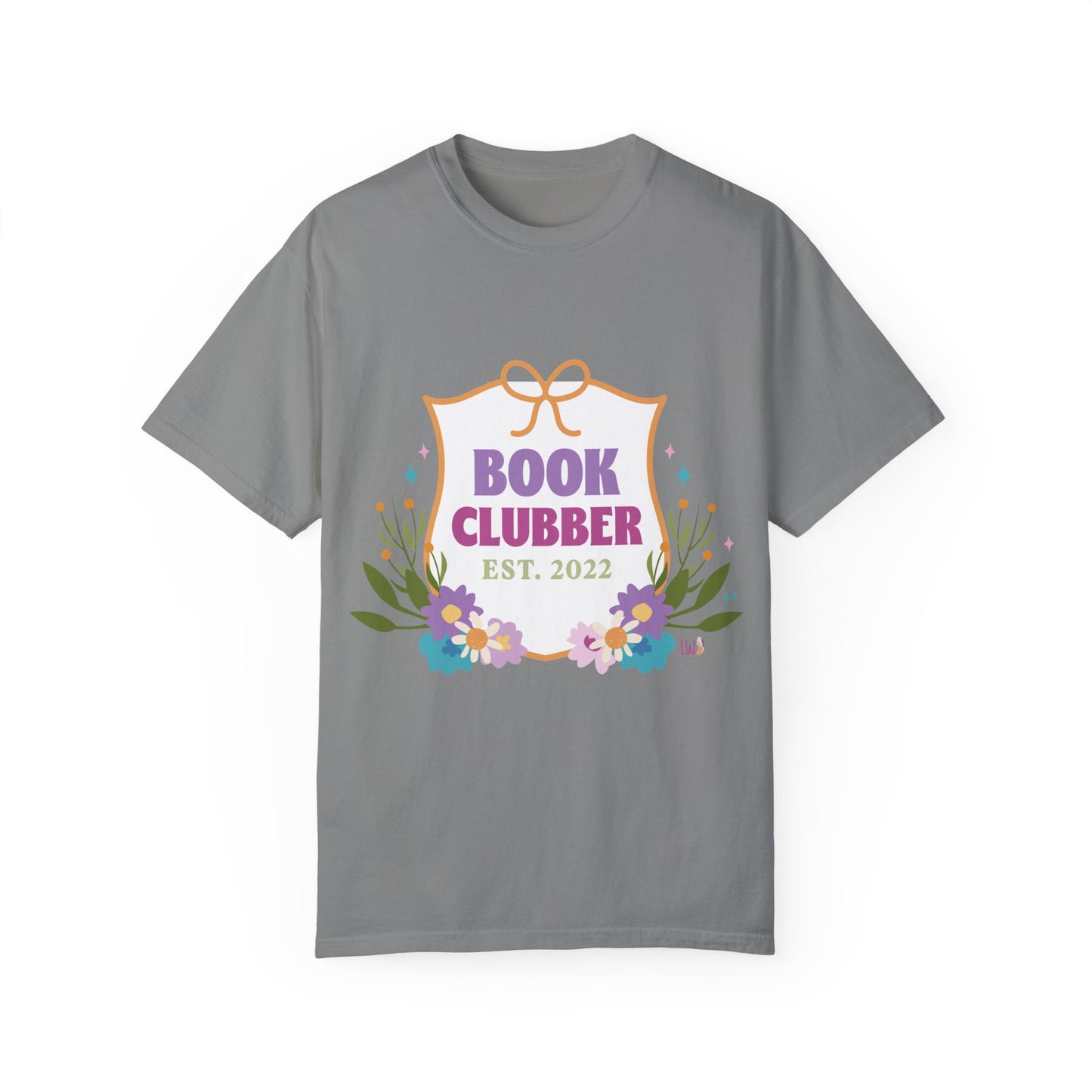 "Book Clubber" UniSex Dyed T-shirt