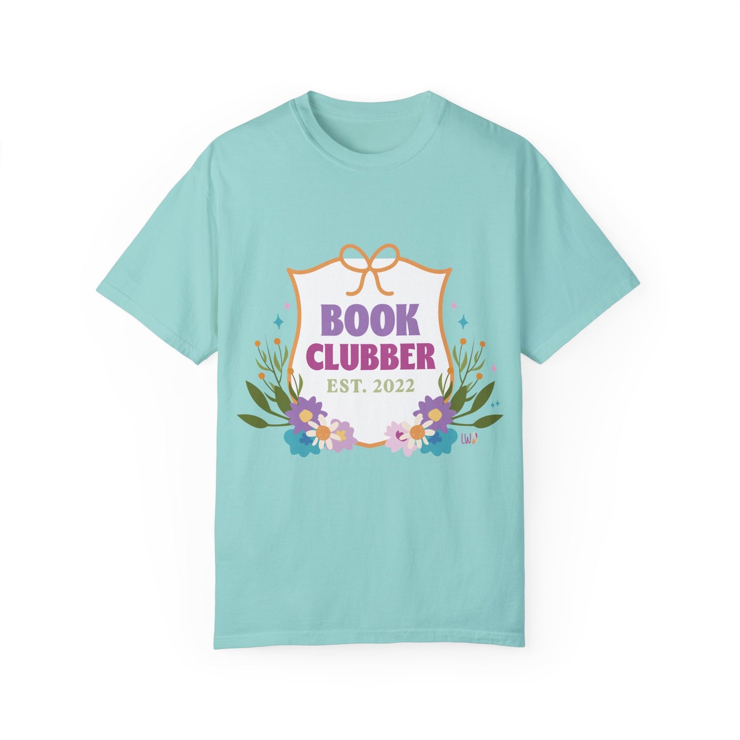 "Book Clubber" UniSex Dyed T-shirt