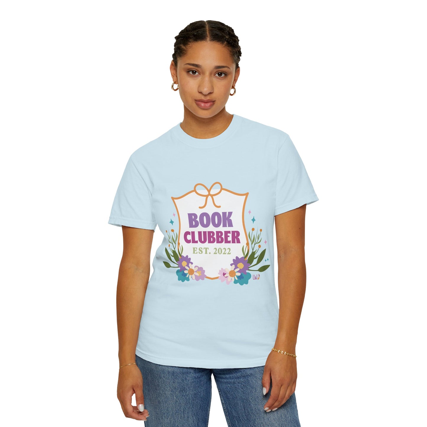 "Book Clubber" UniSex Dyed T-shirt