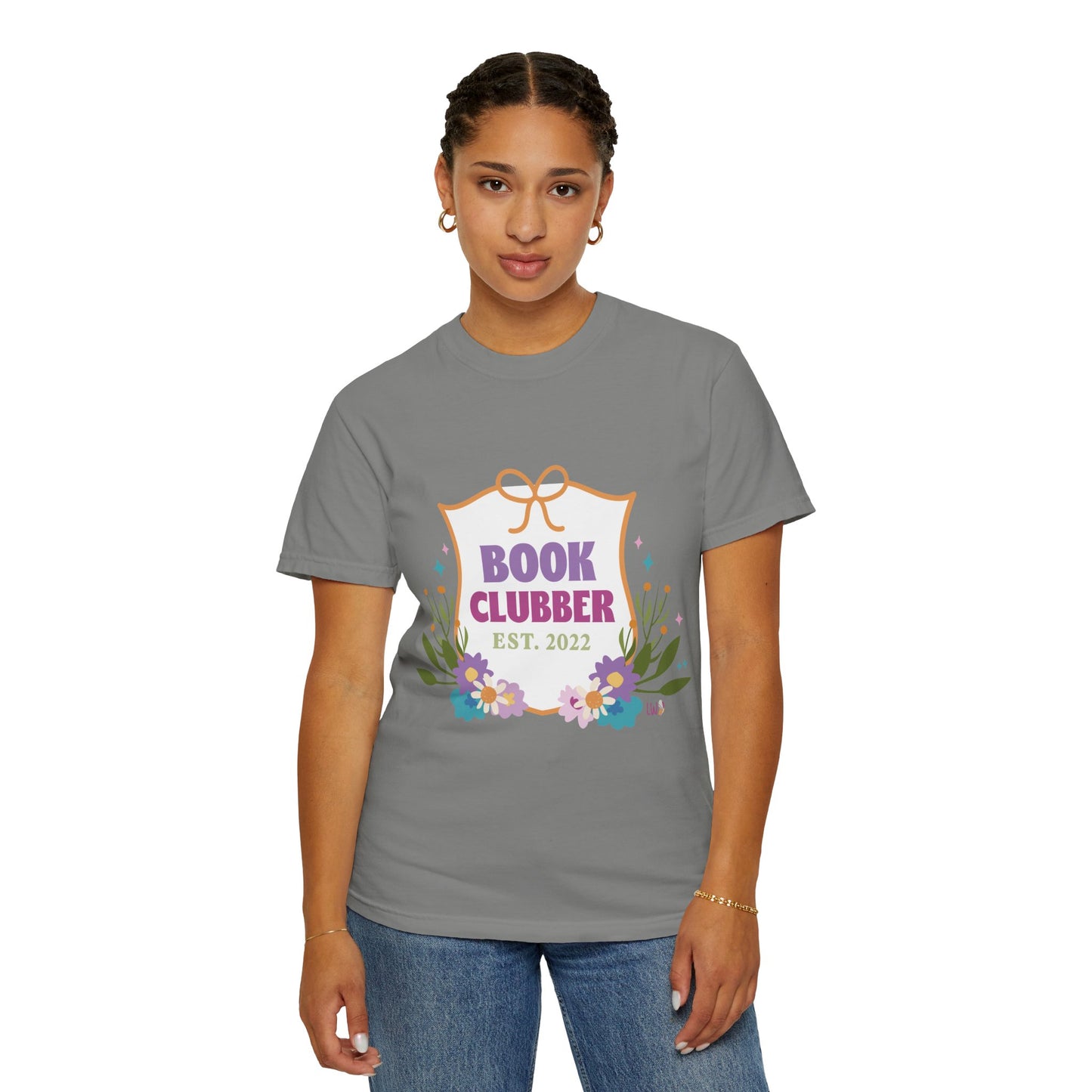 "Book Clubber" UniSex Dyed T-shirt