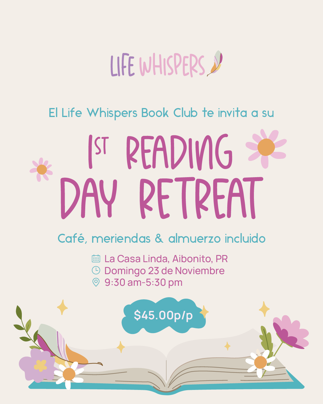 LW Book Club Reading Retreat 🍃📚✨