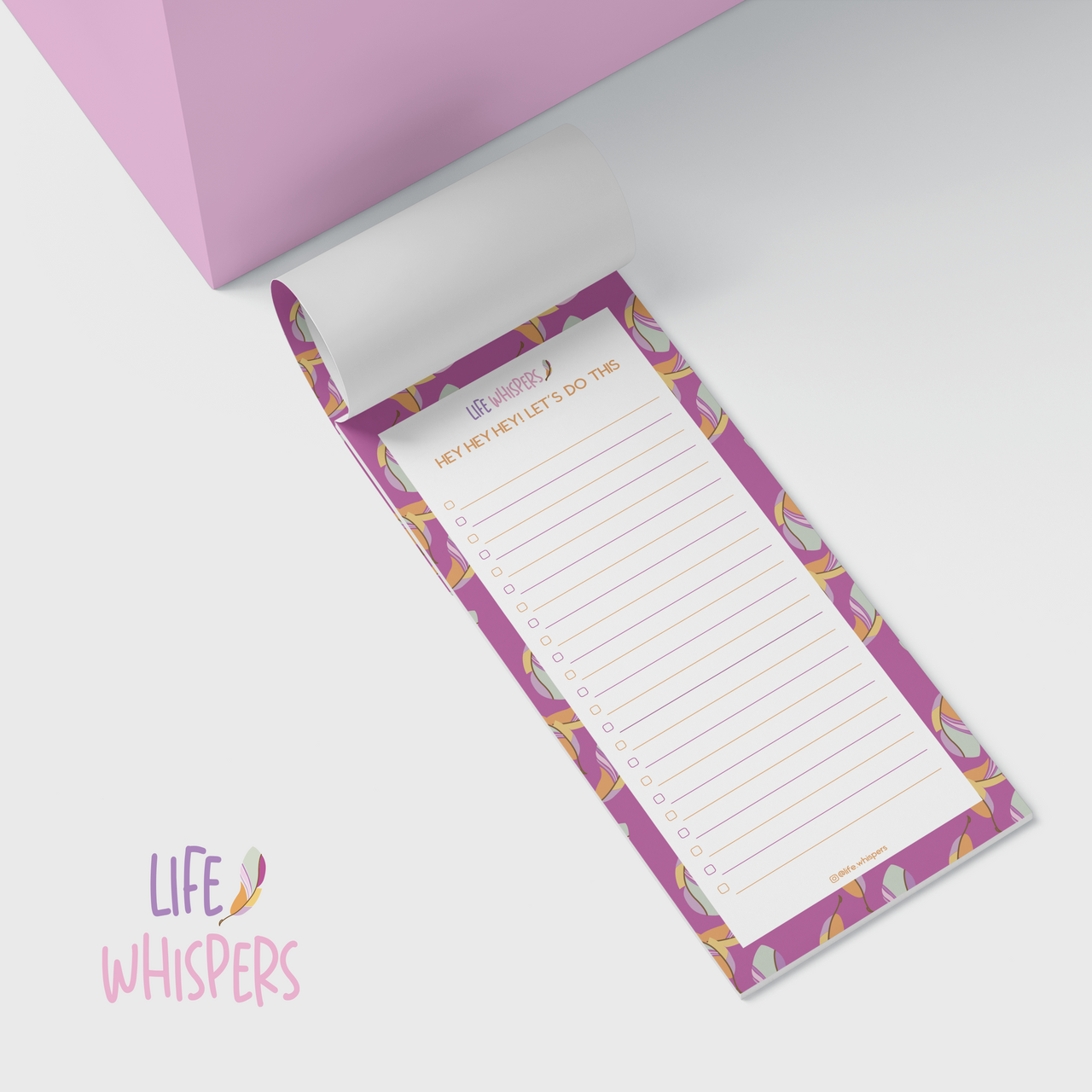 To-Do List Purple Notepad